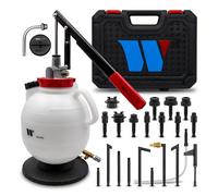 WELZH Automatic Gearbox Filler 8L ATF Oil Filling System 160cm Hose 26pc Adaptor Kit Transmission Differential Fluid Service Multi Vehicle Professional Workshop Use 5645-WW