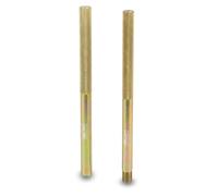 WELZH Injector Pull Bars 2pc Set for Seized Diesel Injectors Direct Thread Connection Vibration Mate Compatible Professional Grip Removal Tool Heavy Duty Universal Fit Garage Workshop Use