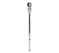WELZH Nano-Mate Extra Long Hand Ratchet 1/2in Drive 460mm with Slim 10mm Flexi Head 120 Tooth Mechanism C-Clip Retention Compatible 3390-WW Stubby Hex Shanked Impact Socket Set 6033-WW