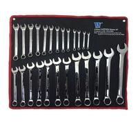 Welzh Werkzeug 25 Piece Combination Spanner Set 6-32mm Polished Chrome Finish