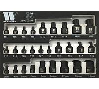 Welzh Werkzeug 28-Piece Master Bit Socket Set Impact Low Profile Torx Hex Spline