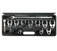 Welzh Werkzeug Crowfoot Flare Nut Wrench Spanner Set 1/2"dr 20-32mm 4029-Wwopens