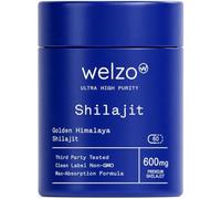 Welzo 9-in-1 Shilajit Complex Capsules 1480mg - Pure Himalayan Shilajit with Ashwagandha, Panax Ginseng, Rhodiola Rosea & Ginkgo Biloba - High Strength Natural Energy & Vitality Support - 60 Capsules