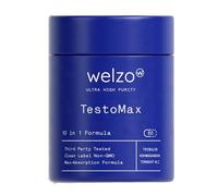 Welzo Testosterone Support Complex - 60 Capsules - Advanced Formula with D-Aspartic Acid (DAA), Maca Root, Panax Ginseng & Ashwagandha - High Strength Zinc, Magnesium & Vitamin D3 - 30-Day Supply