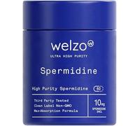 Welzo Ultra Purity Spermidine 10mg - High Strength Cellular Renewal & Healthy Ageing Support - Third-Party Tested Longevity Supplement - 60 Capsules (1 Month Supply)