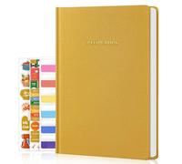 WEMATE Recipe Book to Write in Your Own Recipes, Hardcover Blank Recipe Books, 75 Recipes for Family to Organize Your Recipes, Cooking Gifts,6" x 8", Yellow