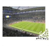 Wembley Stadium 1000 Pieces Adult Jigsaw Puzzles Football Pitches Festive Gifts Family Challenging Educational Challenge Home Decoration for Home Decoration Gifts 1000pcs (75x50cm)