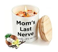 WEMEET Gifts for Mom from Daughter Son, Mom's Last Nerve Candle, Best Birthday Gift, Mothers Day, Christmas, Thanksgiving Gifts for Mom（7oz）
