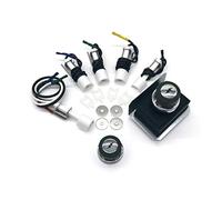 WEMEIKIT 1836-13 7628 7629 Universal Igniter Kit for Weber Genesis 300 Series Front-Control Grills, Genesis E/S 310 320 330 Starter Kit, 65946 65942 Part, 4-Outlet Ignition Replacement 88826