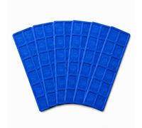 WEMNO Plastic Packers & Shims 1000 | 28mm 5mm Blue | Glazing Spacers | For window, door and frame fitting. Compatible with uPVC, aluminium, timber and composite. Full trade box, weatherproof.