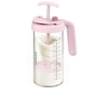 WEMOH Borosilicate Glass Formula Mixing Pitcher -950ml True Mixing Capacity, Time Dial for Freshness Tracking, Dishwasher-Safe, BPA-Free Lid, Perfect for Breastmilk Pitcher Method & Multi-Baby Feeding