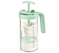 WEMOH Borosilicate Glass Formula Mixing Pitcher -950ml True Mixing Capacity, Time Dial for Freshness Tracking, Dishwasher-Safe, BPA-Free Lid, Perfect for Breastmilk Pitcher Method & Multi-Baby Feeding
