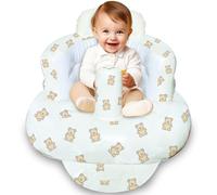 WEMORA Inflatable Baby Seat for Babies 3-36 Months, Built-in Air Pump, Toddler Floor Seat with Back Support for Sitting, Portable Inflatable Baby Chair for Feeding, Shower and Playtime