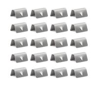 Wemoralix 20 pcs Stainless Steel Wind Deflector Clips for Car Windshields, Compatible with Heko G3, Rust-Resistant and Durable Accessory