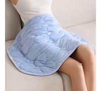 Wemore Weighted Lap Blanket 7lbs for Adults, Small Weighted Blanket for Travel, Calming, Relaxing, Napping and Sleeping, All-Season Weighted Lap Pad, Machine Washable, Sky Blue 24x29 inches