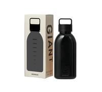 WEMUG 1000ml Water Bottle, Square, Leak Proof, BPA Free, Giant, Black | 33.8oz Screw-Top Bottle - Durable plastic, simple cap with fewer parts for easy cleaning, leak proof for worry-free carrying.
