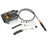 WEN 20V Max Cordless Variable Speed Rotary Tool Station with Flex Shaft and 40 Accessories (Tool Only - Battery Not Included) (20923BT)