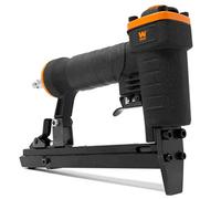 WEN 61706 20-Gauge 3/8-Inch Crown Air-Powered Pneumatic T50 Stapler for Upholstery and Woodworking