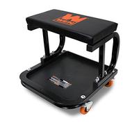 WEN 73011T Mechanic Seat Multi-Purpose Rolling Planer and Miter Saw Tool Stand with Extension Rollers