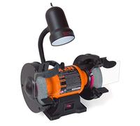 WEN BG4276 2.1-Amp 6-Inch Single Speed Bench Grinder with Flexible Work Light