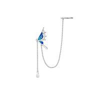 Wen Earrings Silver Needle Stud Butterfly For Fine Jewelry