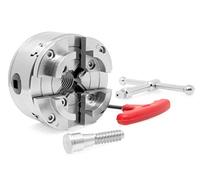 WEN LA4374 3.75-Inch 4-Jaw Self-Centering Lathe Chuck Set with 1-Inch x 8TPI Thread