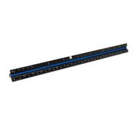 WEN ME333R 12-Inch Aluminum Triangular Architect Ruler with Laser-Etched Imperial Drafting Scales
