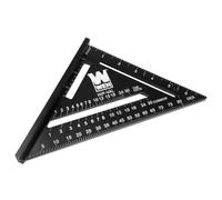 WEN ME777L 7-Inch Magnetic Rafter Square Layout Tool with Laser-Etched Scale
