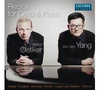 Wen-Sinn Yang:Adrian Oetiker - Recital For Cello Piano