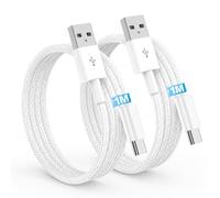 Wenboow USB A to USB C Charger Cable Compatible for iPhone 17/16/15 Pro Max/16 Plus/15/15 Plus/iPad, Nylon Braided USB C Cable Fast Charging Cable Type C 1M 2Pack USB to USB C Cable Lead Wire