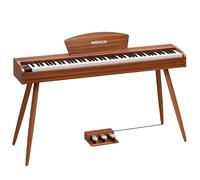 WENCAI 88 Fully Weighted Keys for Electric Piano Full Size Digital Pianos for Beginners Adults Vertical Wooden Piano with Music Stand Triple
