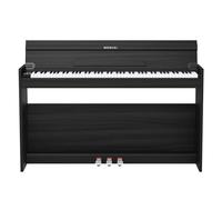 WENCAI Digital Piano 88 Keys Fully Weighted Piano Keyboard, Hammer Action Upright Piano for Beginner Cushioned Drop Cover, 3 Pedals, Black