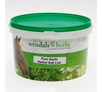 Wendals Pure Garlic Herbal Salt Lick - Horse & Pony Supplements 3.5kg