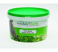 Wendals Pure Garlic Herbal Salt Lick - Horse & Pony Supplements 3.5kg