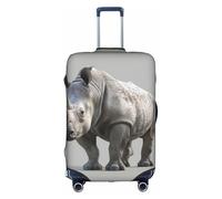 WenDang Animal Rhino Print Elastic Suitcase Protector Cover Baggage Covers, Enhance Protection, fit Unisex Travelers