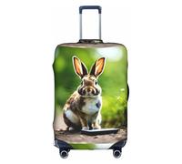 WenDang Bunny Rabbits Print Elastic Suitcase Protector Cover Baggage Covers, Enhance Protection, fit Unisex Travelers