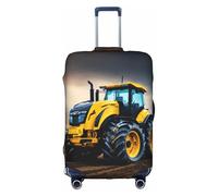 WenDang Company Farm Tractor Print Elastic Suitcase Protector Cover Baggage Covers, Enhance Protection, fit Unisex Travelers