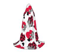 WenDang Cute Sloth print Role playing Teen Hooded Cloak - Retro Street Cloak, Halloween Costume