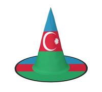 WenDang Flag of Azerbaijan Halloween Hat, funny, holiday party hat costume ball, Cosplay Carnivals DIY Decoration(of 1)