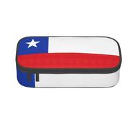 WenDang Flag of Chile Multifunctional Stationery Bag, fit for Travel, Office Supplies, Makeup, and Desk Organization