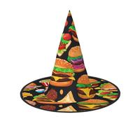 WenDang Food Pattern Funny Halloween Hat, funny, holiday party hat costume ball, Cosplay Carnivals DIY Decoration(of 3)