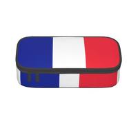 WenDang French Flag Multifunctional Stationery Bag, fit for Travel, Office Supplies, Makeup, and Desk Organization