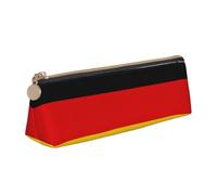 WenDang German Flag Triangle Leather Stationery Storage Bag and Holiday Stationery Storage are Essential Travel Items