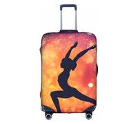 WenDang Gymnastics Game Print Elastic Suitcase Protector Cover Baggage Covers, Enhance Protection, fit Unisex Travelers