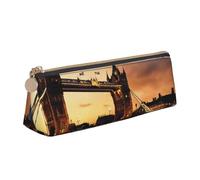 WenDang I Love London Triangle Leather Stationery Storage Bag and Holiday Stationery Storage are Essential Travel Items