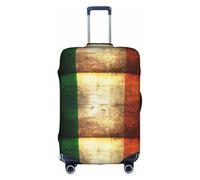 WenDang Irish Flag Print Elastic Suitcase Protector Cover Baggage Covers, Enhance Protection, fit Unisex Travelers
