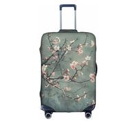WenDang Japanese Cherry Flowers Print Elastic Suitcase Protector Cover Baggage Covers, Enhance Protection, fit Unisex Travelers