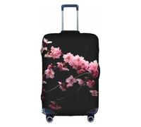 WenDang Japanese Cherry Flowers Print Elastic Suitcase Protector Cover Baggage Covers, Enhance Protection, fit Unisex Travelers