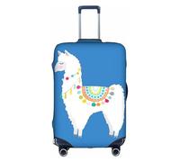 WenDang Llama Print Elastic Suitcase Protector Cover Baggage Covers, Enhance Protection, fit Unisex Travelers