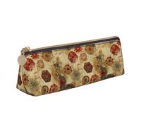 WenDang Medallion Multi Triangle Leather Stationery Storage Bag and Holiday Stationery Storage are Essential Travel Items